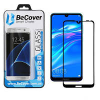 Стекло защитное BeCover Huawei Y7 2019 Black 703299 YTR