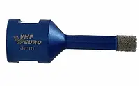 VMF EURO Superior Вакуумно паяные алмазные короночные сверла, HEX Shank, 8mm