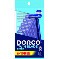 Бритва Dorco Twin Blade Fixed для мужчин 2 лезвия 6 шт. 8801038588513 YTR