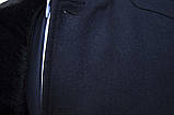 Зимове пальто "Pierre Carlos". Темно-синє. Чоловіче. Туреччина, фото 4