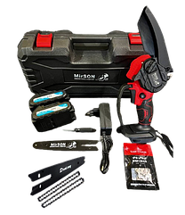 Міні-пила акумуляторна MirSON MS-0123 : 24 V / 2 шини / 3 ланцюги