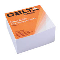 Бумага для заметок Delta by Axent білий 90Х90Х30мм, glued D8004 YTR