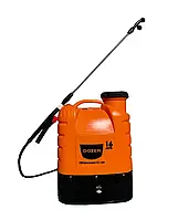 Опрыскиватель аккумуляторный 12В 16л (шланг 1,4м) оранжевый Dozer