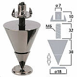 Віброгасящі шипи Monacor SPS-30/SC, фото 4