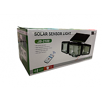 [MB-02270] Уличный тройной светильник с датчиком движения на солнечной батарее BL-JB-2188 (24) BW