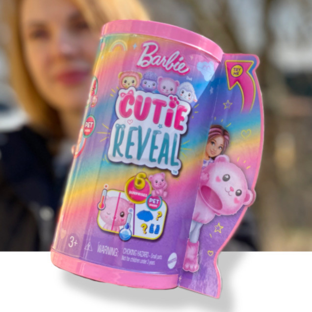 Лялька Барбі Челсі Сюрприз у костюмі Ведмедики Тедді Barbie Cutie Reveal HKR19