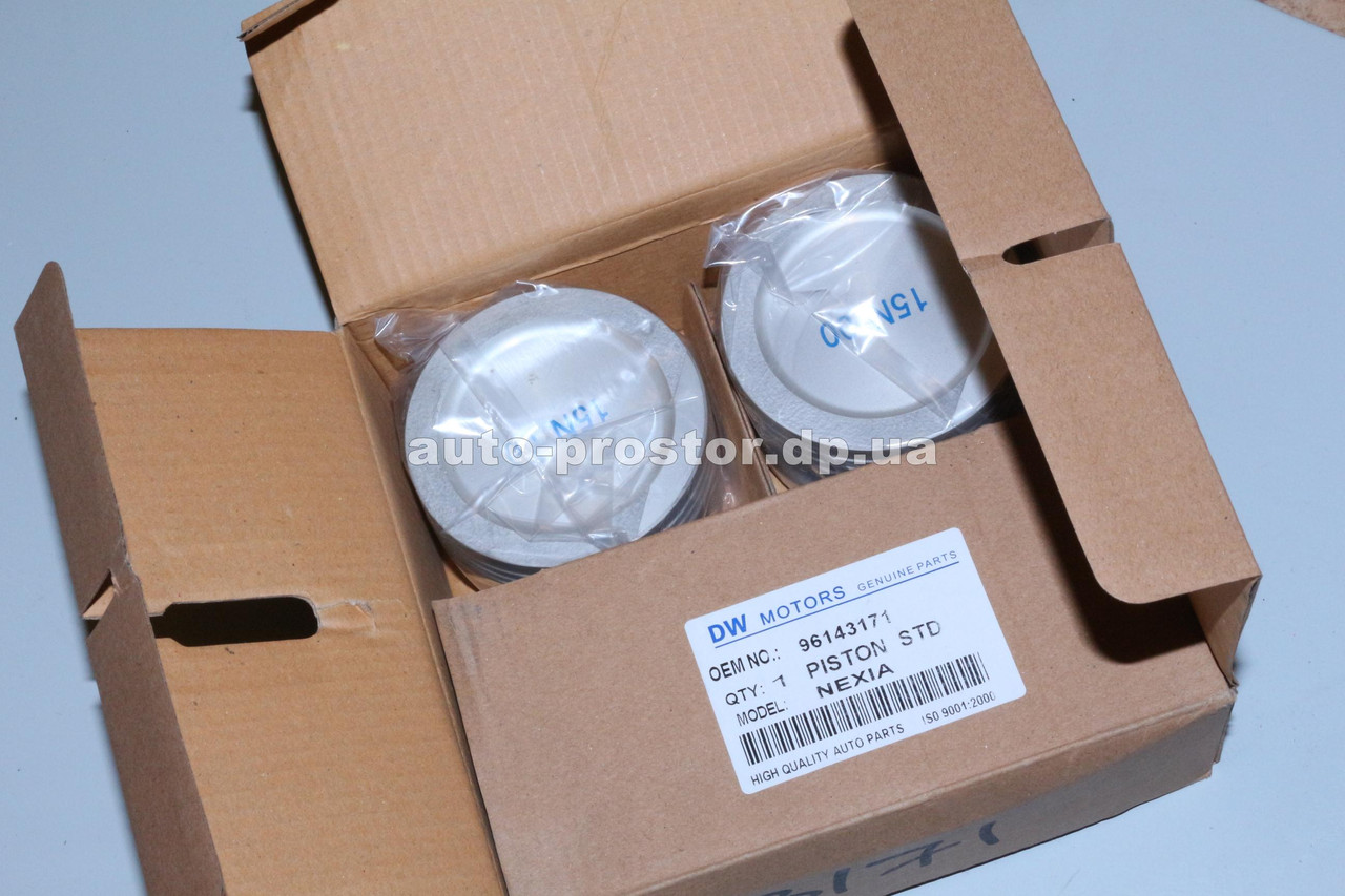 Поршні Ланос, Нексія стандарт (к-т із пальцями) 96143171