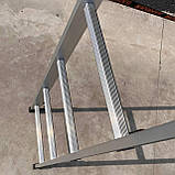Алюмінієва 3 секційна універсальна драбина на 7 сходинок, фото 2