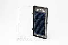 Вії INFINITY Ombre (сині кінчики) - C 0.07 Mix 8-13mm