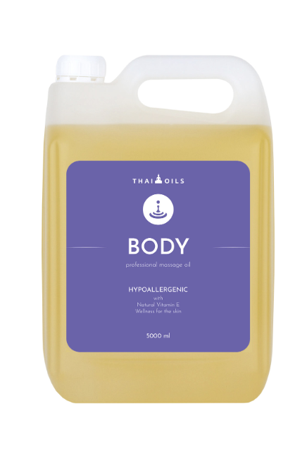 Олія для масажу для всіх типів шкіри зволожуюча Thai Oils Body 5000 ml Масажна олія для тіла Боді