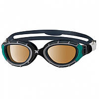 Очки для плавания Predator Flex Polarized Ultra Zoggs 461046.BKGNPCPS, зелено-черные , Time Toys