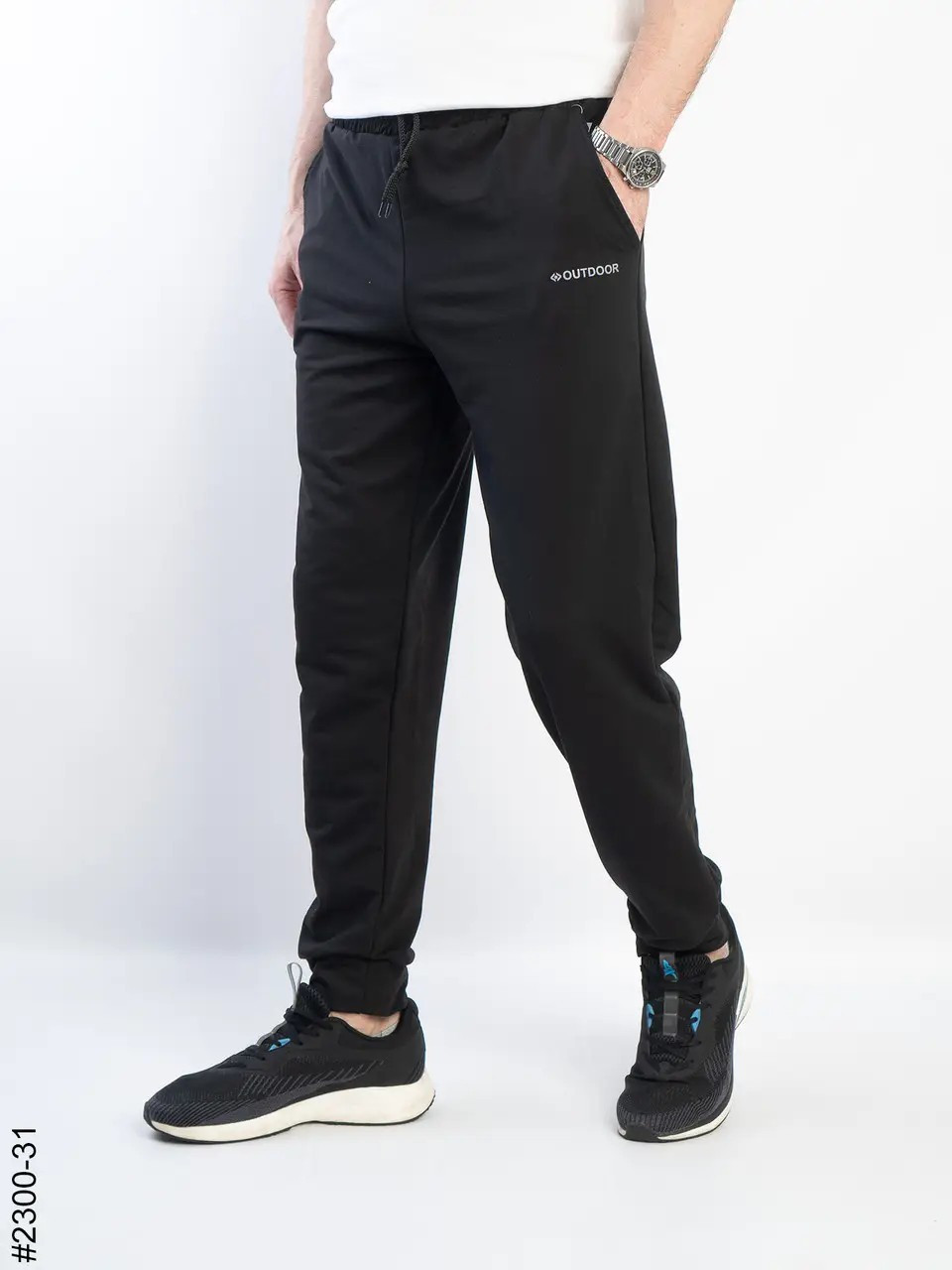 Чоловічі стильні спортивні штани двонитка виробництво Україна