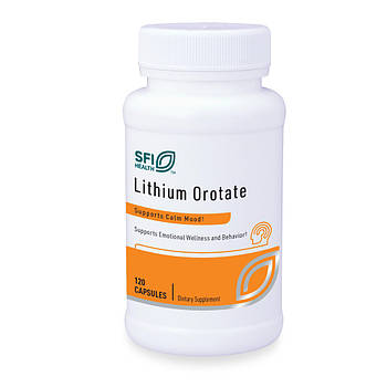 Klaire labs Lithium Orotate / Літій орат 120 капсул