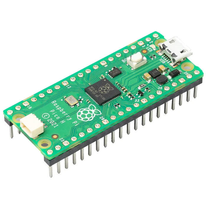 Мікроконтролер Raspberry Pi Pico H (SC0917)