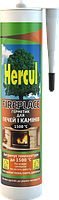 Герметик HERCUL FIREPLACE чорний +1500 (280 мл) (уп-12 шт)