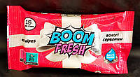 Серветка волога "Boom Fresh" вишня (15шт)