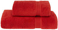 Комплект полотенец Lana Kirmizi Red банное 75х150см и лицевое 50х90см хлопок DP69911 Soft cot XN, код: 8382099