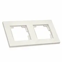 Рамка 2-місна Mutlusan Rita білий 47-00-81