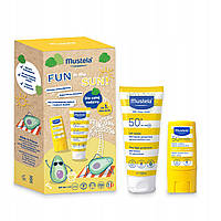 Набор Mustela молочко 100 мл + стик SPF 50