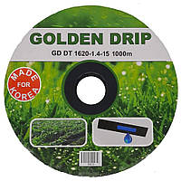 Крапельна стрічка емітерна GOLDEN DRIP 1620-1.4-15 1000м