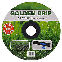 Крапельна стрічка емітерна GOLDEN DRIP 1620-1.4-15 500м