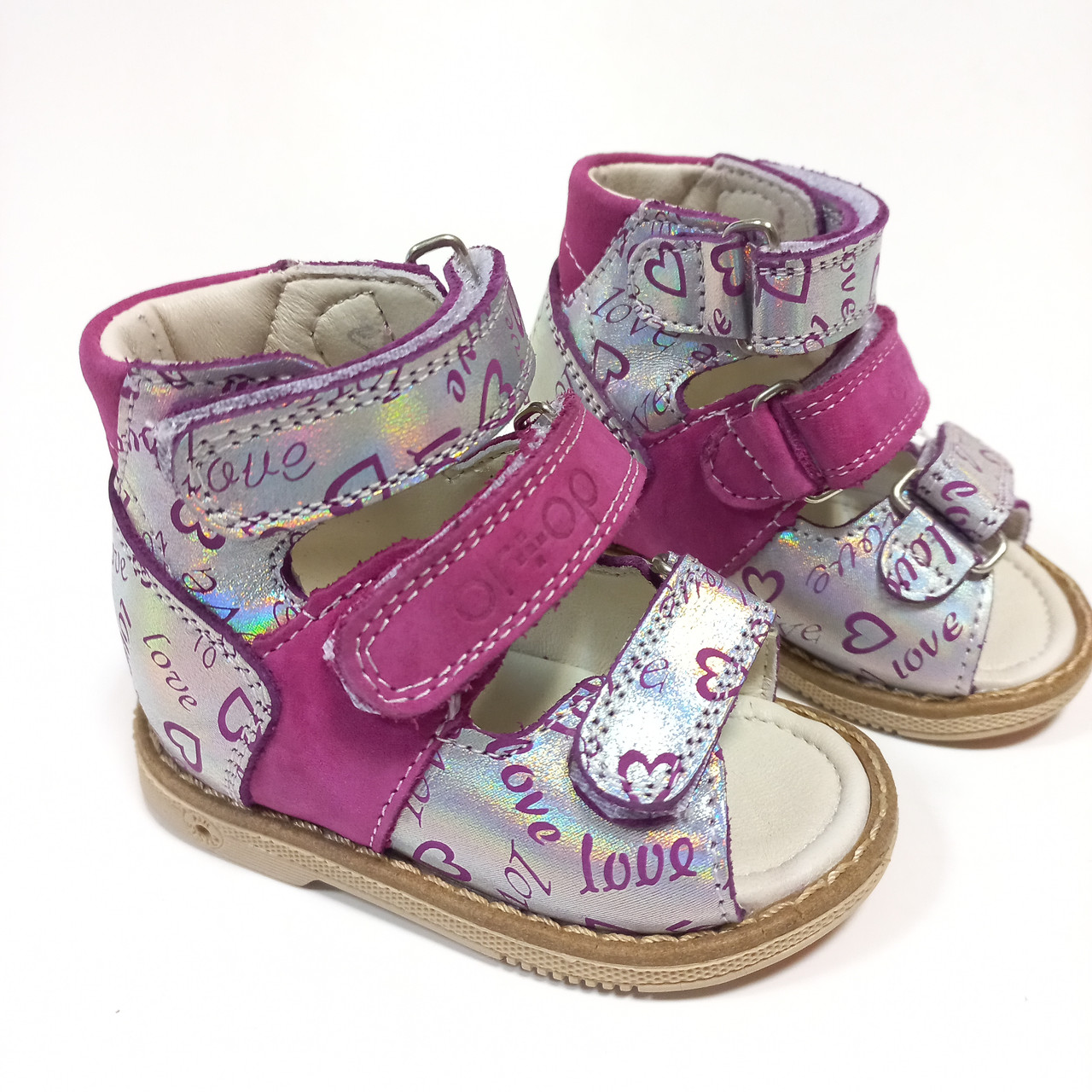 Ортопедичні сандалі для дівчинки 021-Love-19