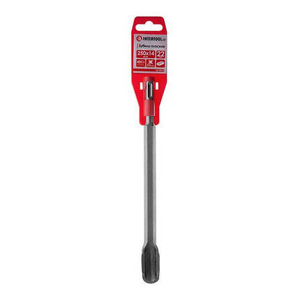 Зубило канавкове за камеллю SDS 22 мм 250 x 14 мм INTERTOOL SD-0414, фото 4