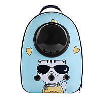 Рюкзак-переноска для кошек Taotaopets Window Fashion Cat с иллюминатором контейнер ep