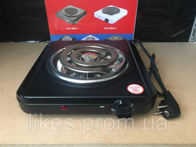 Электроплита HOT PLATE YQ-150A-4 Black (Широкая спираль) lk (ID ...