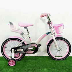 Дитячий велосипед Crosser Kids bike 16 дюймів рожевий