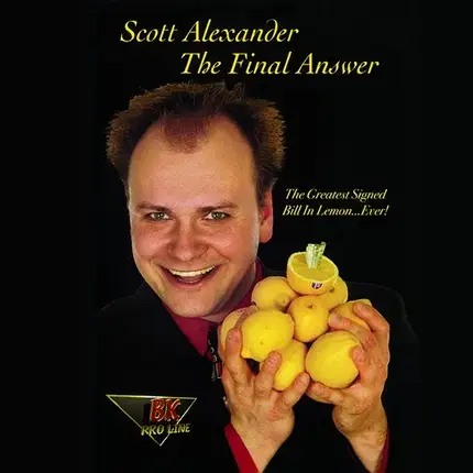 Реквізит для фокусів | The Final Answer - Bill in Lemon by Scott Alexander, фото 1