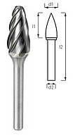 Борфреза сфероконическая (грибовидная) PROFITOOL - 10х20х64х6 мм (F10206-3)