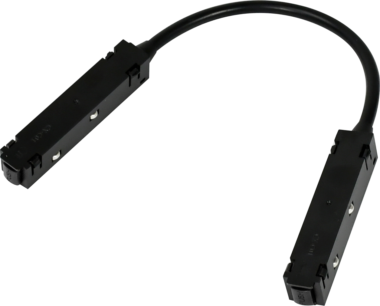 Кутовий конектор живлення для магнітного шинопровода OLEDIM OL503 48V чорний, фото 1