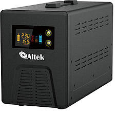Джерело безперебійного живлення (ІБП) чиста синусоїда ALTEK ASU12 1200VA/800W, фото 3