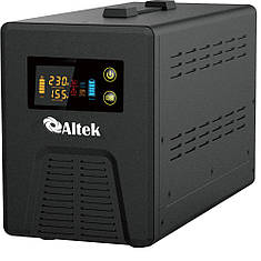 Перетворювач автономний DC12V/AC220V чистий синусоїда ALTEK ASK12 1200VA/1000W, фото 2