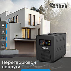 Джерело безперебійного живлення (ІБП) чиста синусоїда ALTEK ASU12 1200VA/800W, фото 1