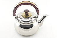 Чайник кухонный 2.7 литра (нержавеющая сталь) со свистком A-PLUS WK-9029 lk