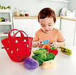 Ігровий набір Hape E3167 Кошик із овочами набір текстильних іграшок, фото 6