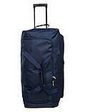 Сумка на колесах велика L т.синя 75x34x36см/92л/2.4кг/Worldline 898-75, фото 4