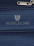 Сумка на колесах велика L т.синя 75x34x36см/92л/2.4кг/Worldline 898-75, фото 10