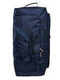 Сумка на колесах велика L т.синя 75x34x36см/92л/2.4кг/Worldline 898-75, фото 8