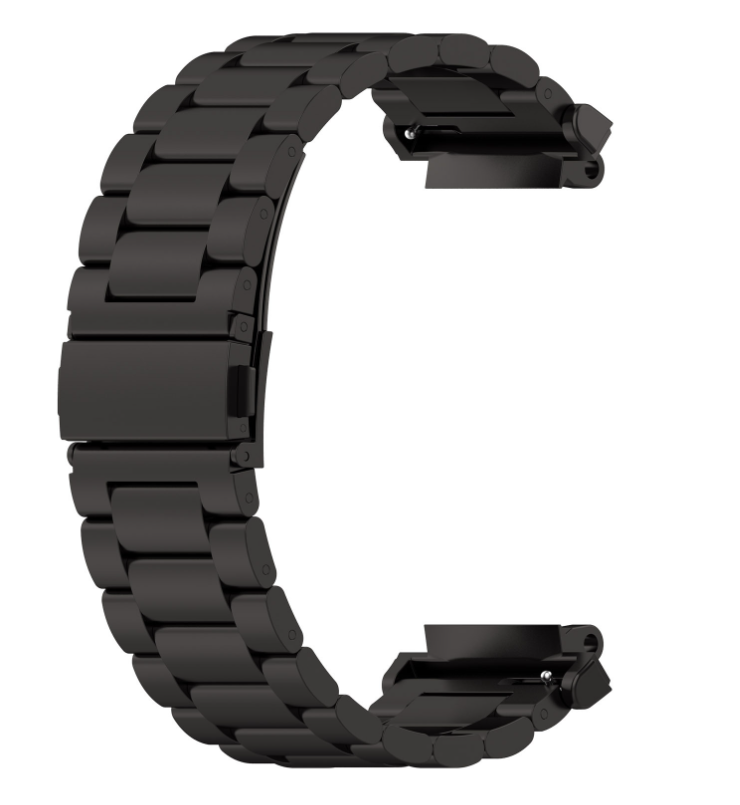 Ремінець DK Metal Fitlink Steel Watch Band для Xiaomi Amazfit T-Rex 2 (A2169) (black)