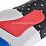 Ортопедичні устілки для взуття з антишокової захистом п'яти 35-40 розмір 23-26.5 см Колір Чорний, фото 7