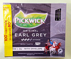 Чай Pickwick Original Earl Grey 100 пакетів чорний