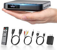 Міні-DVD-плеєр, портативний DVD-плеєр DESOBRY для телевізора, DVD-плеєр HD 1080P HDMI для телевізора