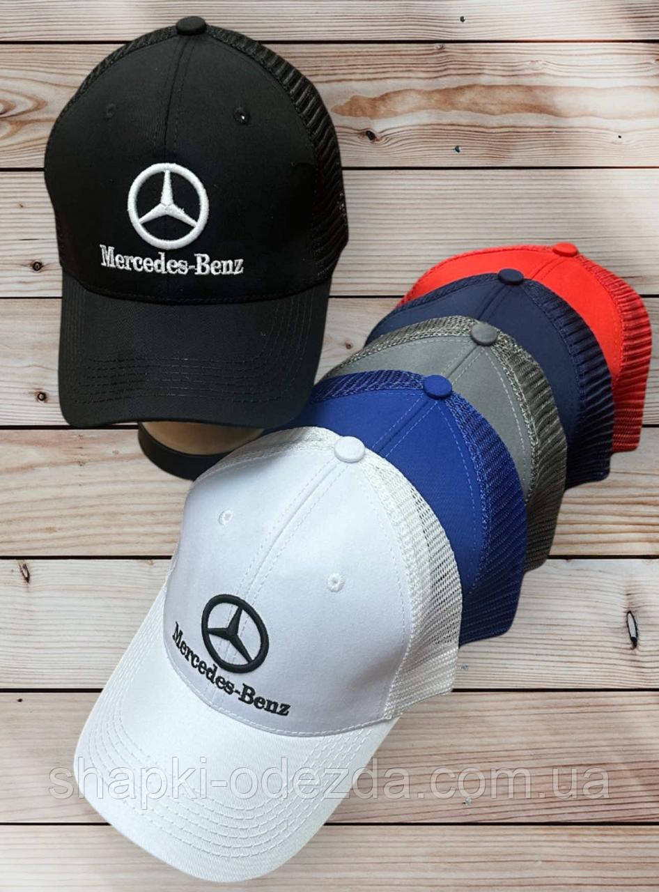 Чоловічі кепки із сіткою "Mercedes" ОПТ 7 км
