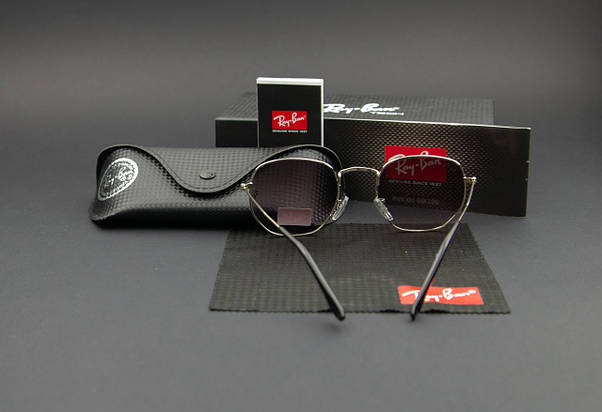 Сонцезахисні окуляри RAY BAN (арт. RB3548N) срібна оправа/лінза градієнт, фото 3