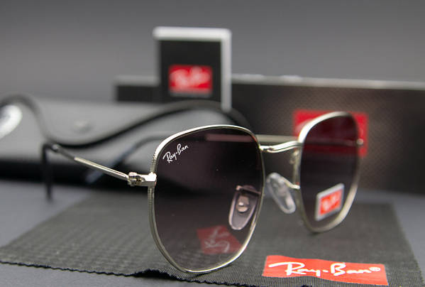 Сонцезахисні окуляри RAY BAN (арт. RB3548N) срібна оправа/лінза градієнт, фото 4