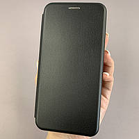 Чехол-книга для Xiaomi Redmi Note 9 книжка с подставкой на телефон сяоми редми нот 9 черная stn