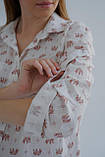 Легка та вільна сорочка (блуза) для вагітних та годуючих мам 42, фото 2